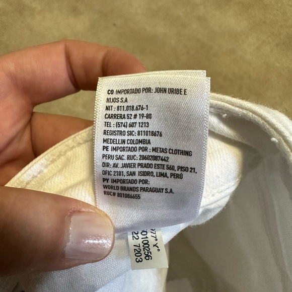 American Eagle White Shorts Stretch - Picture 5 of 8